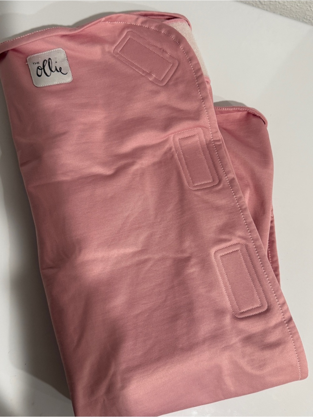 pink ollie swaddle